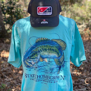 State Homegrown Shirts Chalky Mint / Small The Largemouth Bass Tee - Comfort Color