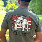 STATE HOMEGROWN Shirts Grey / S Let's Get Rowdy Bulldog Pocket Tee - Comfort Color