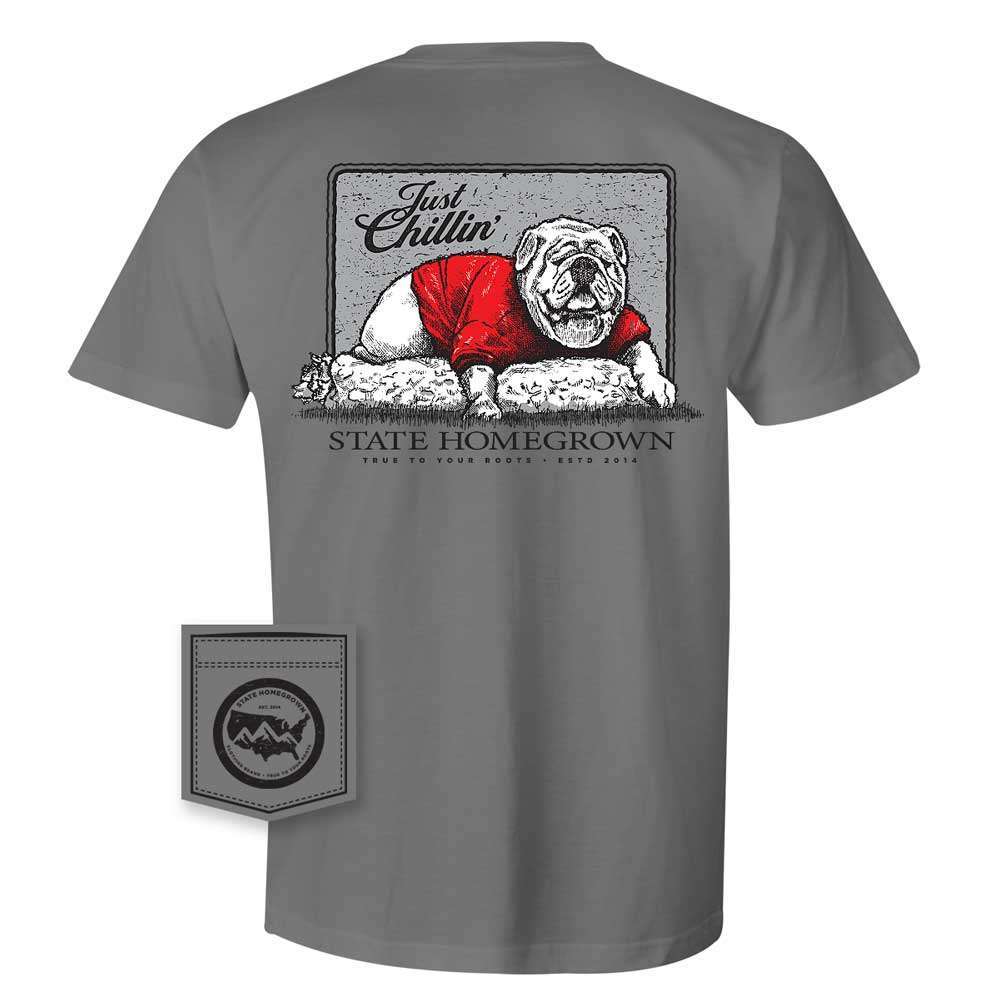 State Homegrown Shirts Just Chillin Pocket Tee