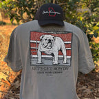 State Homegrown Shirts Let's Get Rowdy Bulldog Pocket Tee - Comfort Color