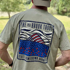 STATE HOMEGROWN Shirts Sandstone / Small The American Brook Trout - Comfort Color