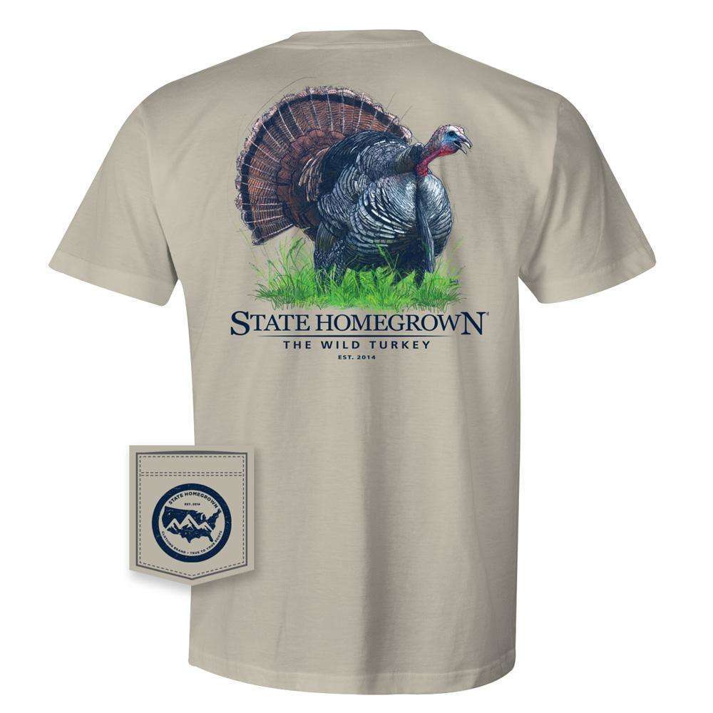 State Homegrown Shirts The Wild Turkey Tee - Comfort Color