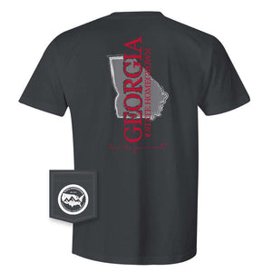 State Homegrown Short Sleeves Classic Georgia Pocket Tee - Comfort Color