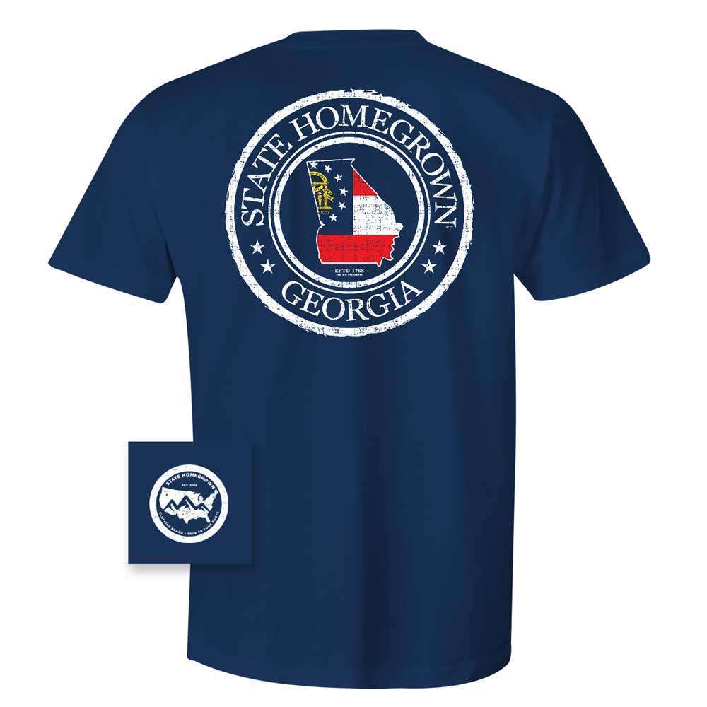 State Homegrown Short Sleeves Georgia Grown Pride Tee