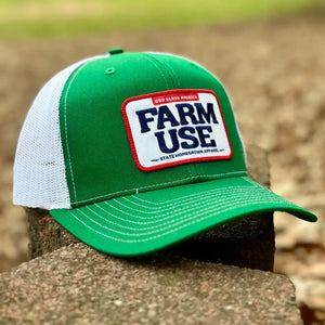 State Homegrown White/Green / Adult Farm Use Trucker
