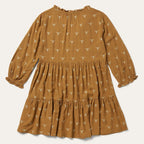 STETSON APPAREL Dress Stetson Women's Brown Mojave Longhorn Print Dress 11-057-0590-7036 BR