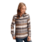STETSON APPAREL Ladies - Shirt - Woven 11-050-0590-7058 BR