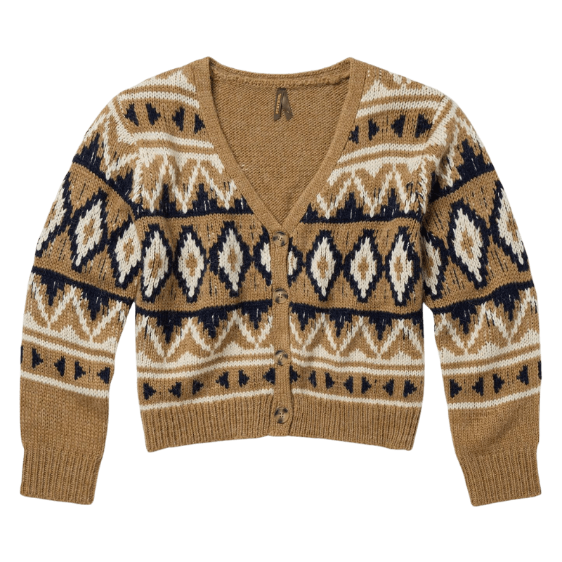 STETSON APPAREL Outerwear Stetson Women's Gold Aztec Long Sleeve Cardigan 11-027-0539-7040 YE