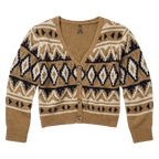 STETSON APPAREL Outerwear Stetson Women's Gold Aztec Long Sleeve Cardigan 11-027-0539-7040 YE