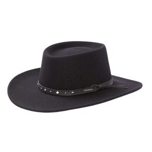 STETSON HATS Hats Stetson Men's Black Hawk Outdoor Western Hat SWBKHK 7832-07