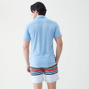 Surfside Supply Co. SHIRTS Tony Burnout Shirt - Heritage Blue