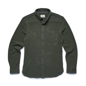 Surfside Supply Co. Shirts & Tops Brian Rib Knit Shirt - Forest Night