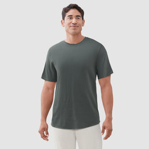 Surfside Supply Co. Shirts & Tops Salty Scoop Jersey Tee - Sage