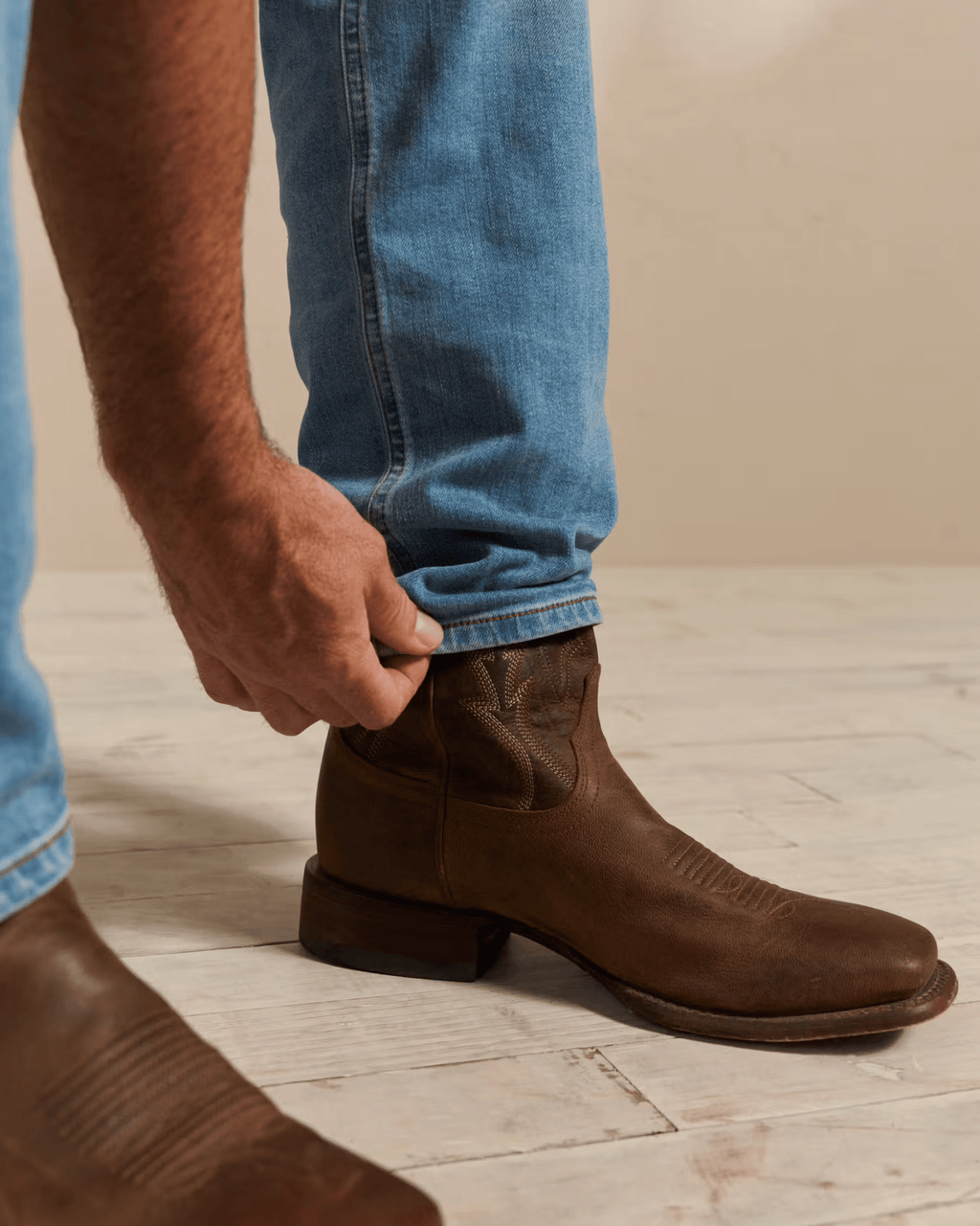 Tecovas Boots Tecovas Men's The Doc Cafe Goat Cowboy Boots
