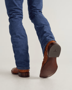 TECOVAS Boots Tecovas Men's The Emmitt Brown Ostrich Exotic Boots