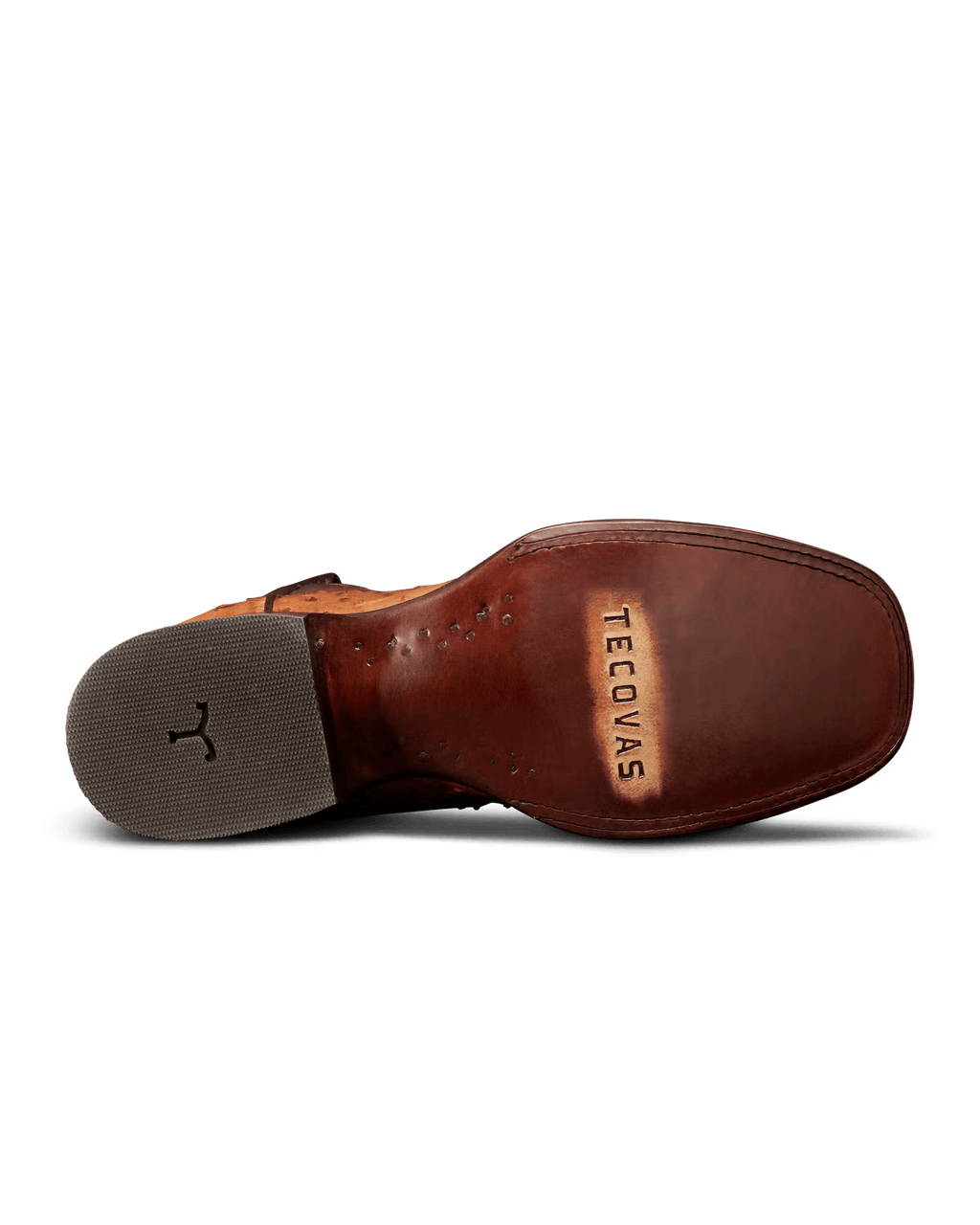 TECOVAS Boots Tecovas Men's The Emmitt Brown Ostrich Exotic Boots