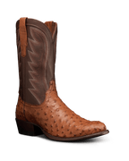 TECOVAS Boots Tecovas Men's The Wyatt Pecan Ostrich Cowboy Boots