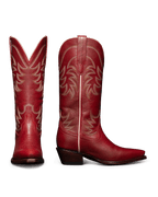 Tecovas Boots Tecovas Women's The Annie Scarlet Cowhide Cowgirl Boots