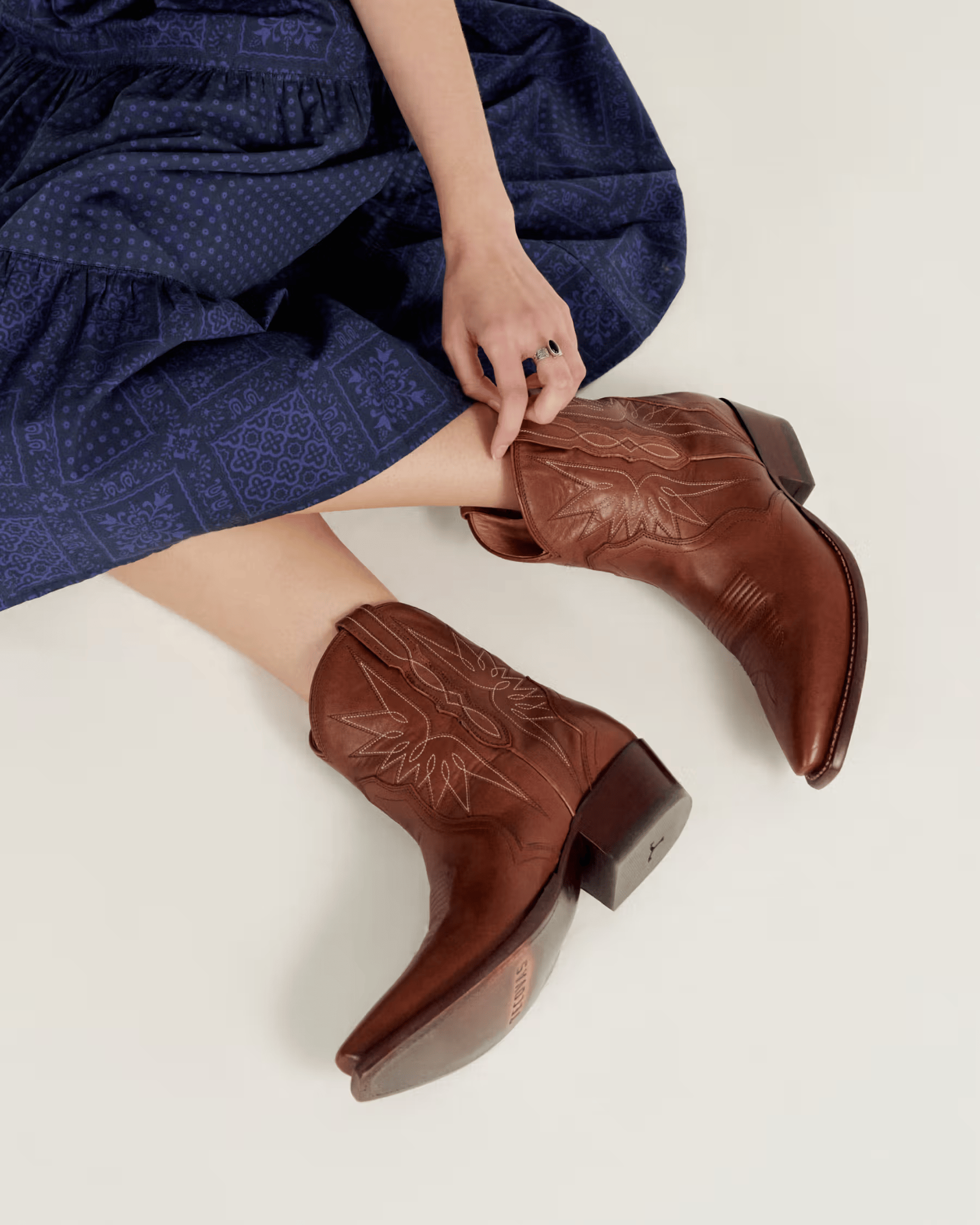 TECOVAS Boots Tecovas Women's The Lynn Saddle Brown Cowboy Boots