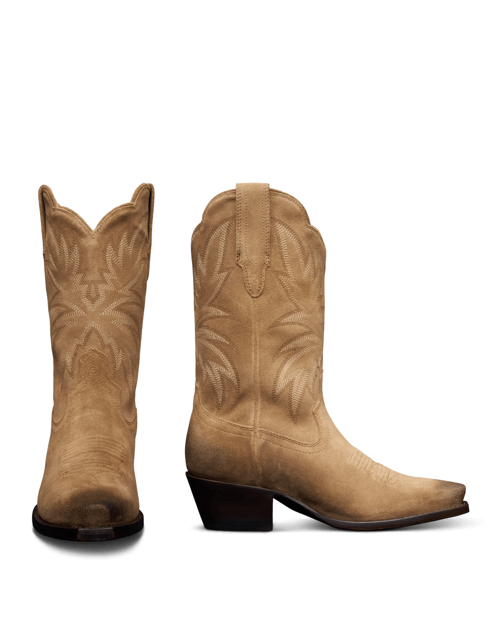 Tecovas Boots Tecovas Women's The Sadie Toasted Almond Suede Cowgirl Boots