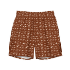 Texas Eclipse Outfitters 2XS Wild Steer: Fiery Longhorn Swim Trunks