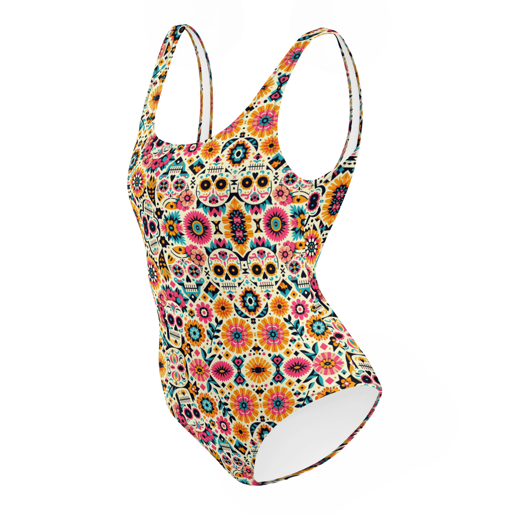 Texas Eclipse Outfitters Calavera Dreams: Dia de los Muertos One-Piece Swimsuit