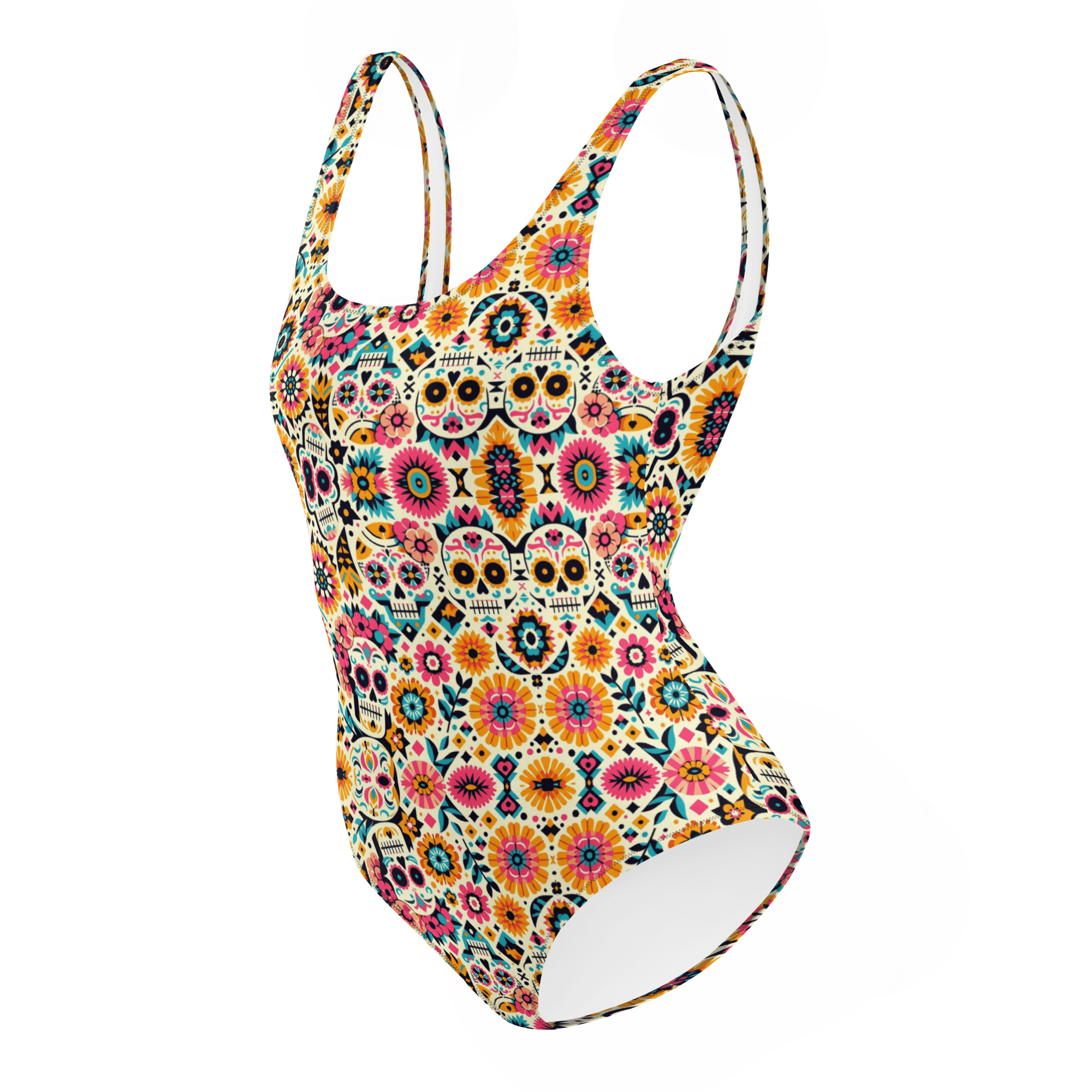Texas Eclipse Outfitters Calavera Dreams: Dia de los Muertos One-Piece Swimsuit