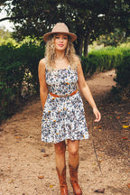 Texas Eclipse Outfitters Dress Cosmic Rodeo: Bucking Space Bronco Sun Dress