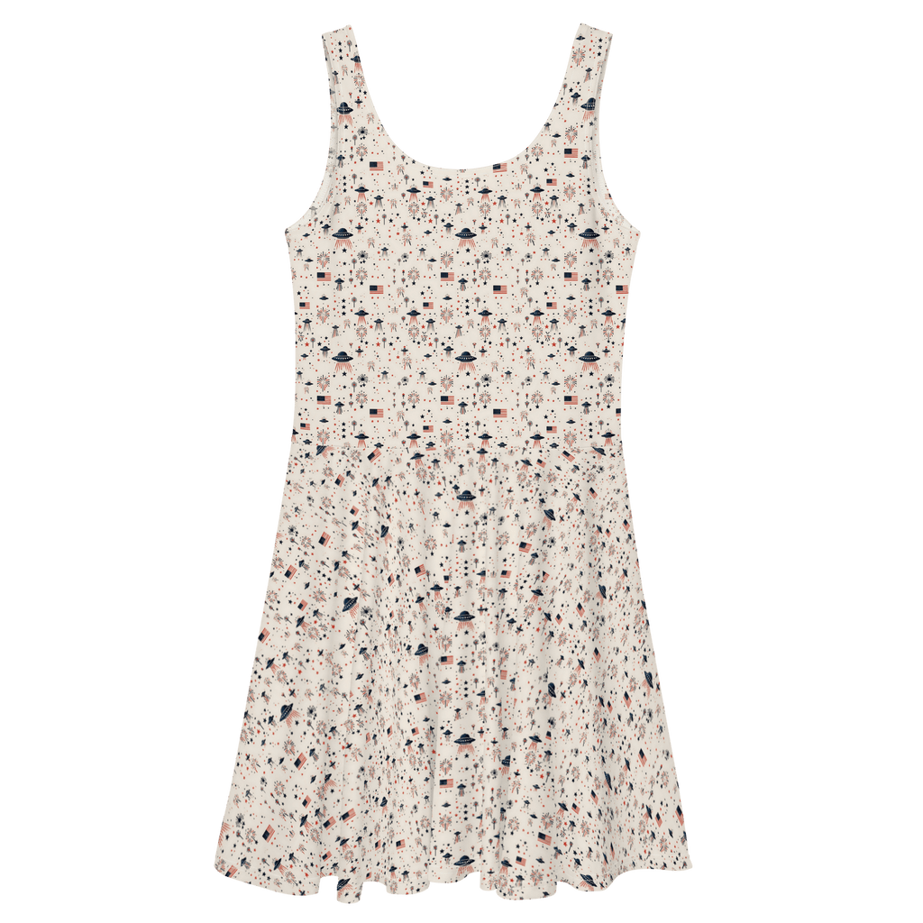 Texas Eclipse Outfitters Dress Patriot Wings: A Familiar Celebration Sun Dress