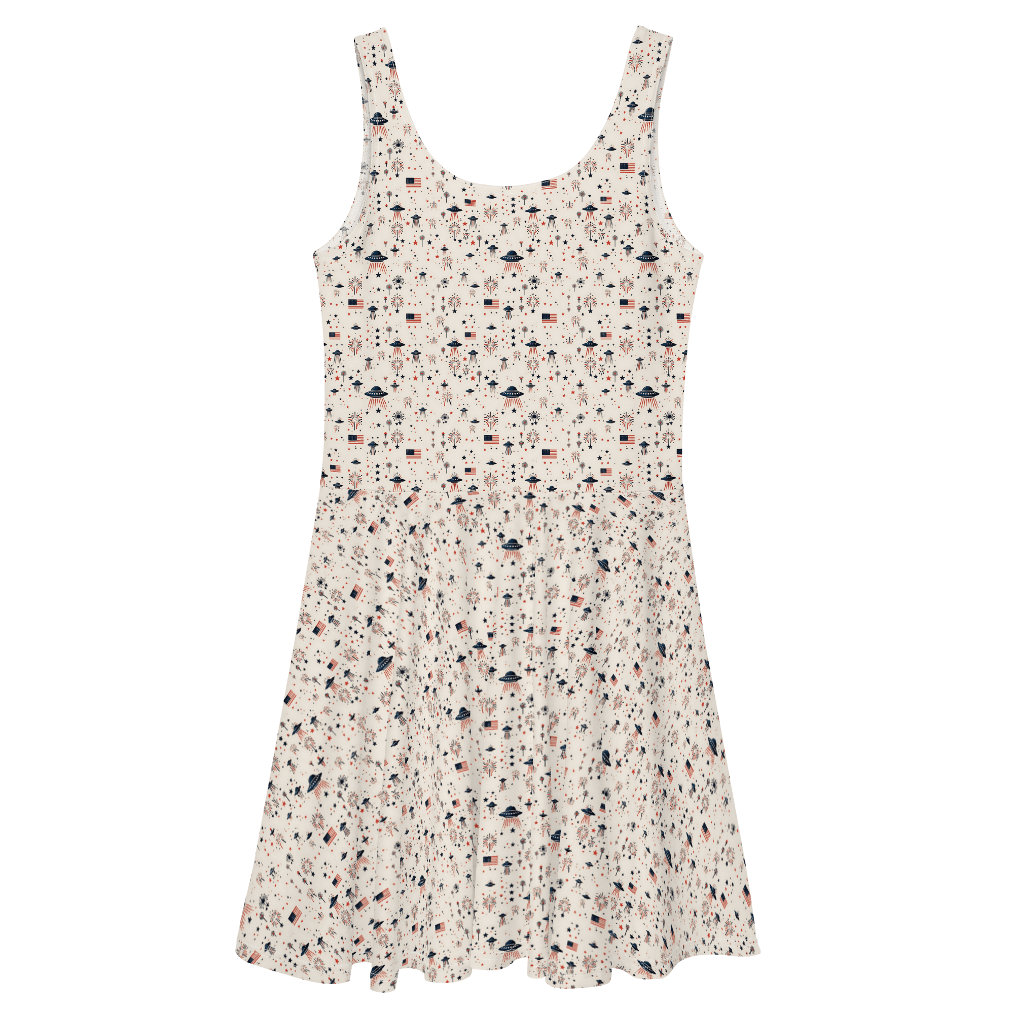 Texas Eclipse Outfitters Dress Patriot Wings: A Familiar Celebration Sun Dress