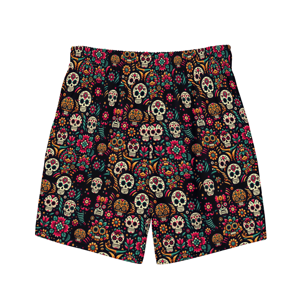 Texas Eclipse Outfitters Night Calavera: Dark Skulls Swim Trunks