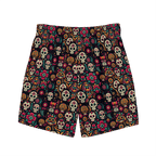 Texas Eclipse Outfitters Night Calavera: Dark Skulls Swim Trunks