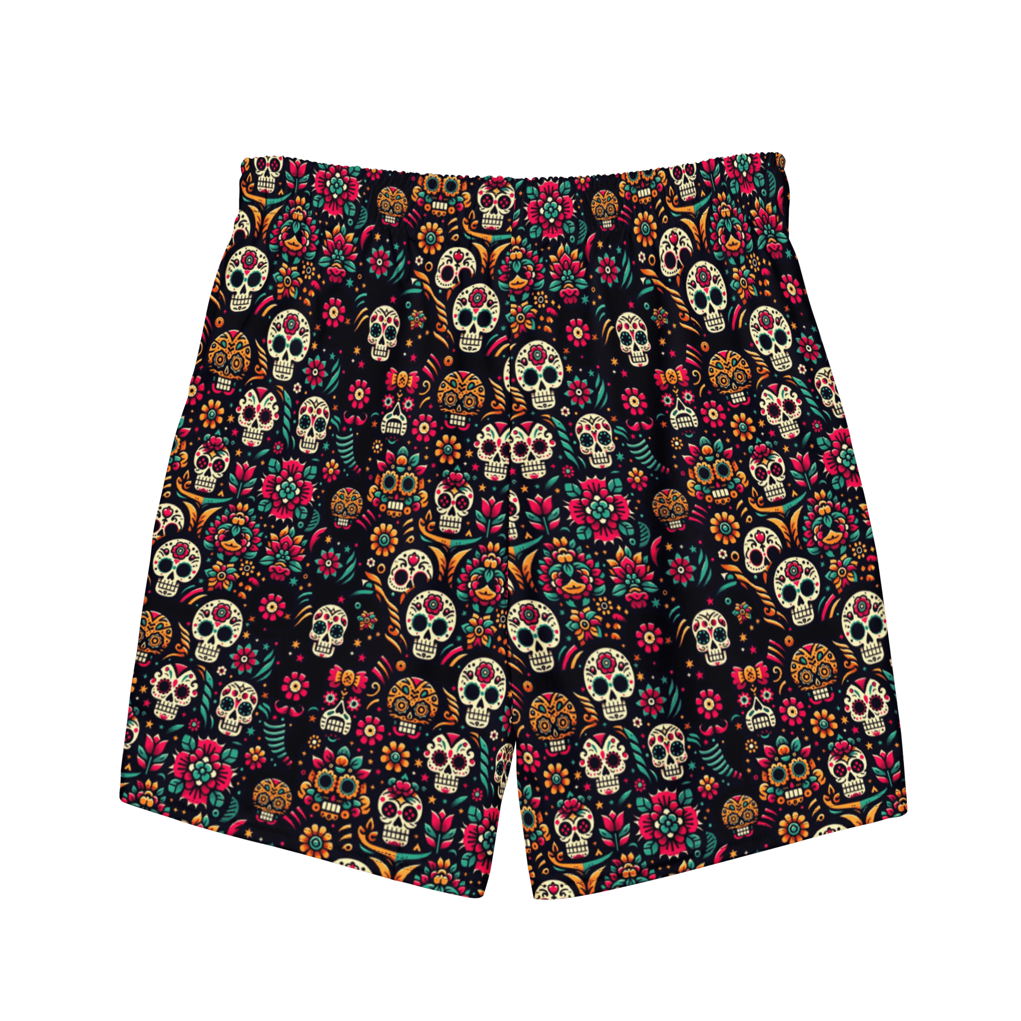 Texas Eclipse Outfitters Night Calavera: Dark Skulls Swim Trunks