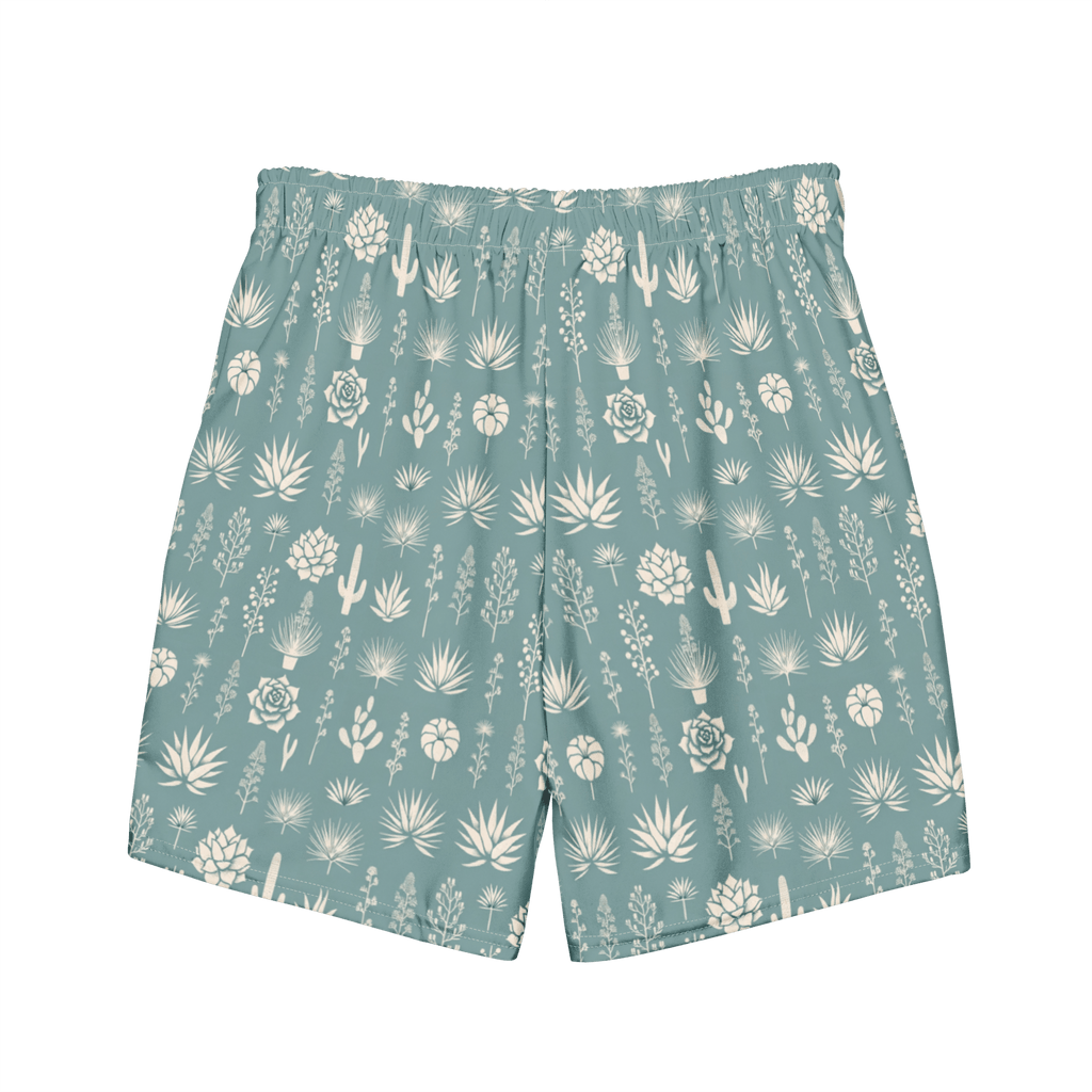Texas Eclipse Outfitters Saguaro Sunset: Hawaiian Nights in the Desert Swim Trunks