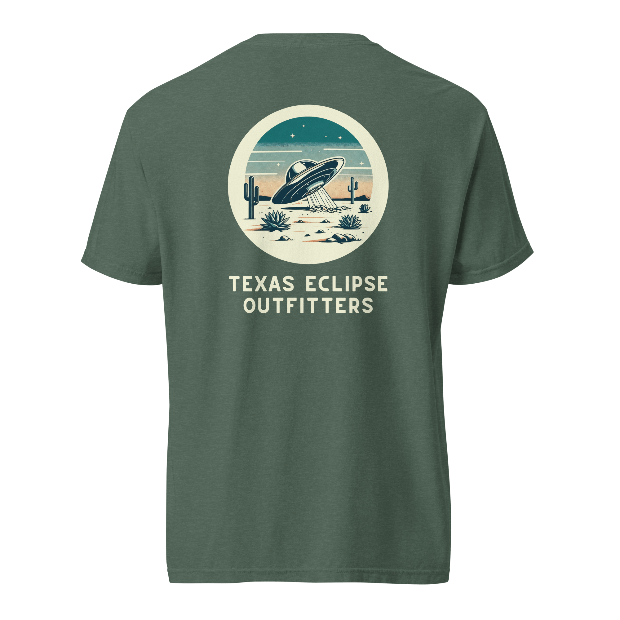 Texas Eclipse Outfitters Shirts Buzzin' UFO Graphic Tee