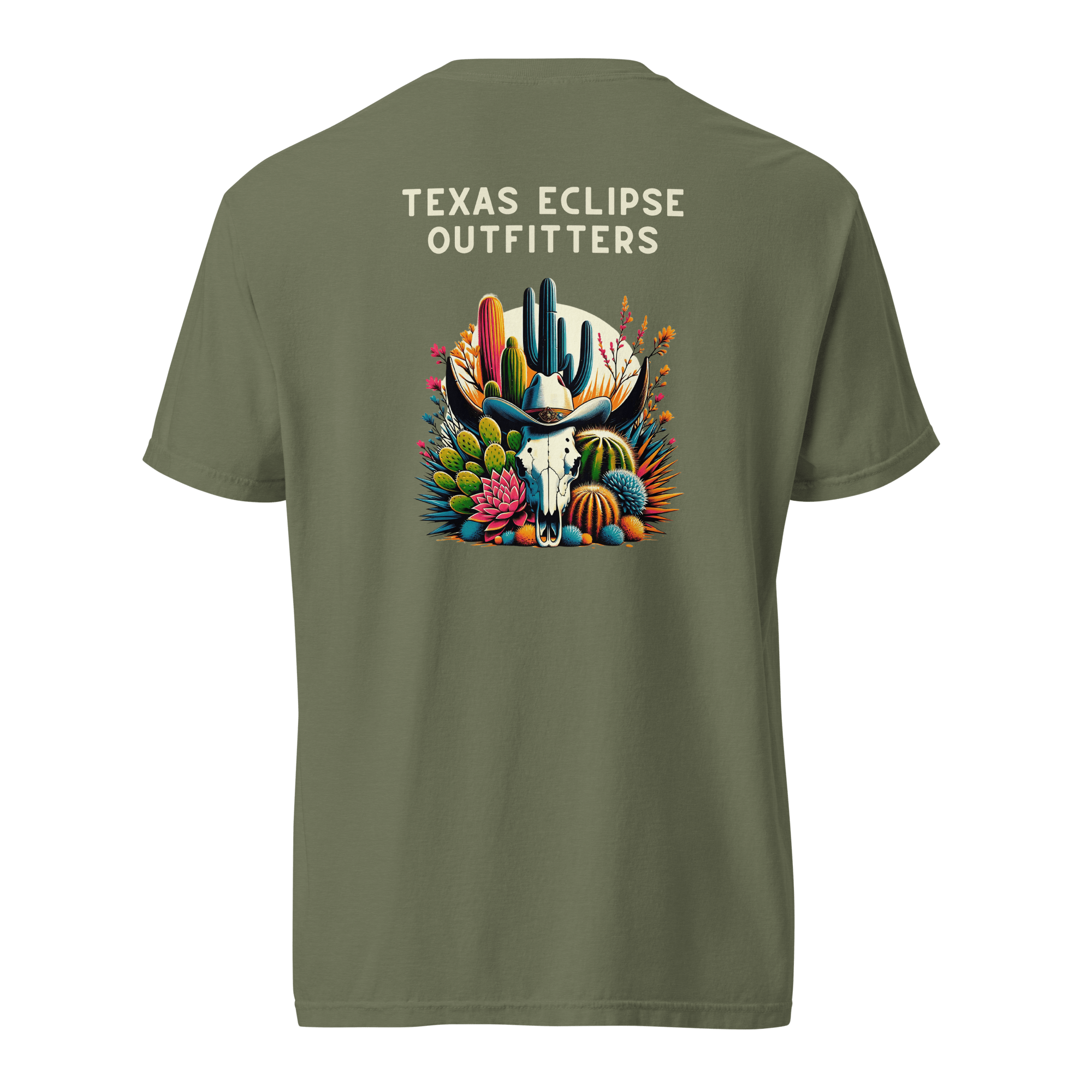 Texas Eclipse Outfitters Shirts Desert Flora Graphic Tee