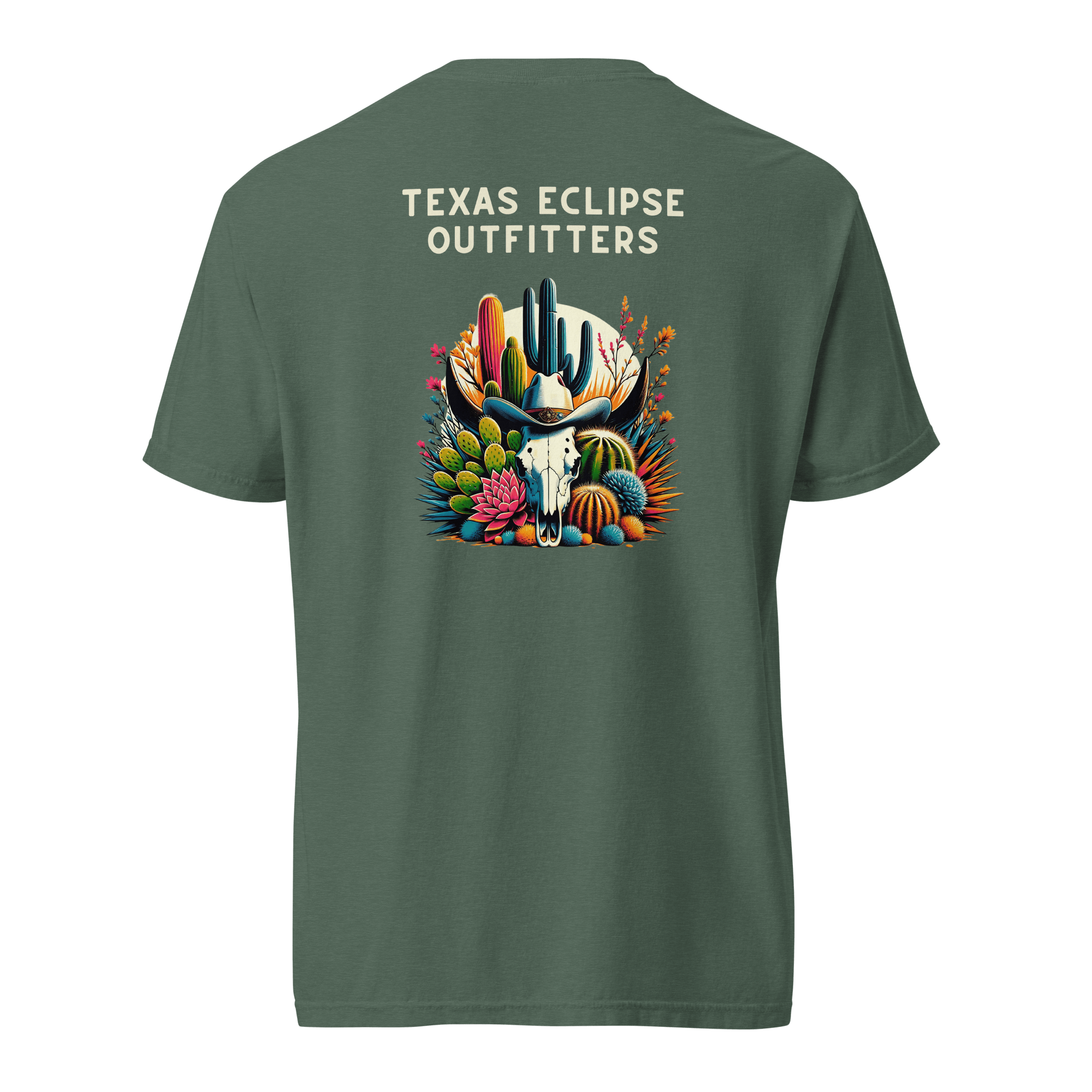Texas Eclipse Outfitters Shirts Desert Flora Graphic Tee