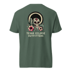 Texas Eclipse Outfitters Shirts Floral Calavera Graphic Tee