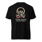 Texas Eclipse Outfitters Shirts Floral Calavera Graphic Tee