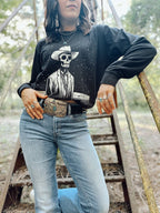 Texas Eclipse Outfitters Shirts Lonesome Wanderer Heavy Long Sleeve Graphic Tee