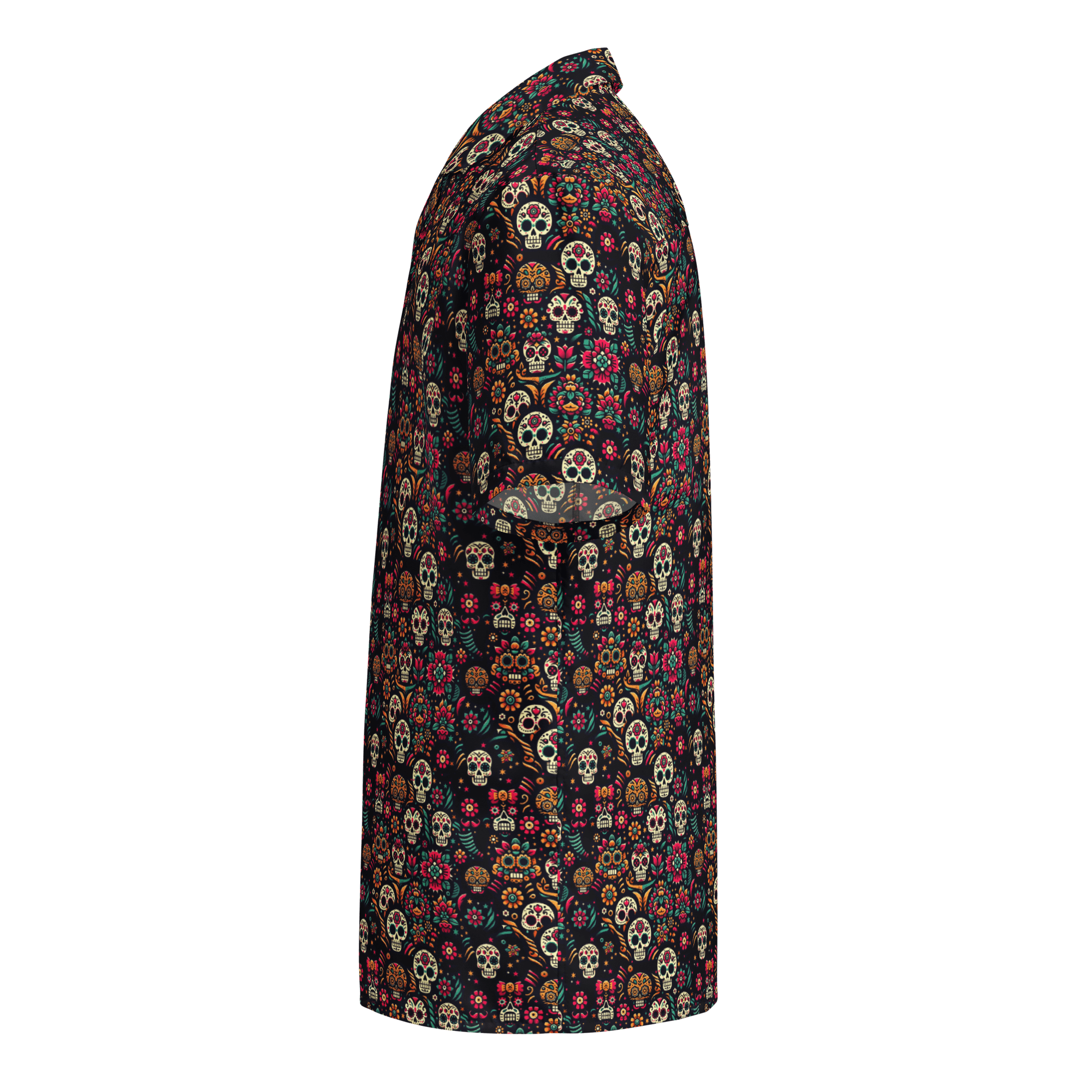 Texas Eclipse Outfitters Shirts Night Calavera: Dark Skulls Button-Up Shirt