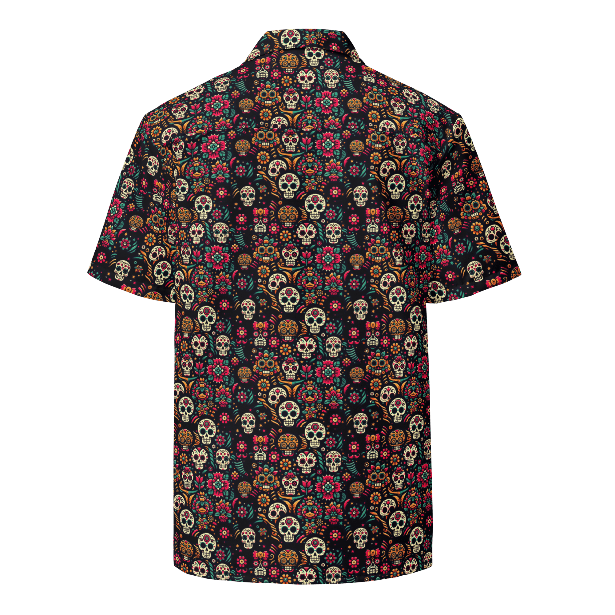 Texas Eclipse Outfitters Shirts Night Calavera: Dark Skulls Button-Up Shirt