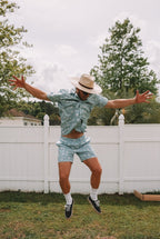 Texas Eclipse Outfitters Shirts Saguaro Sunset: Hawaiian Nights in the Desert Button-Up Shirt