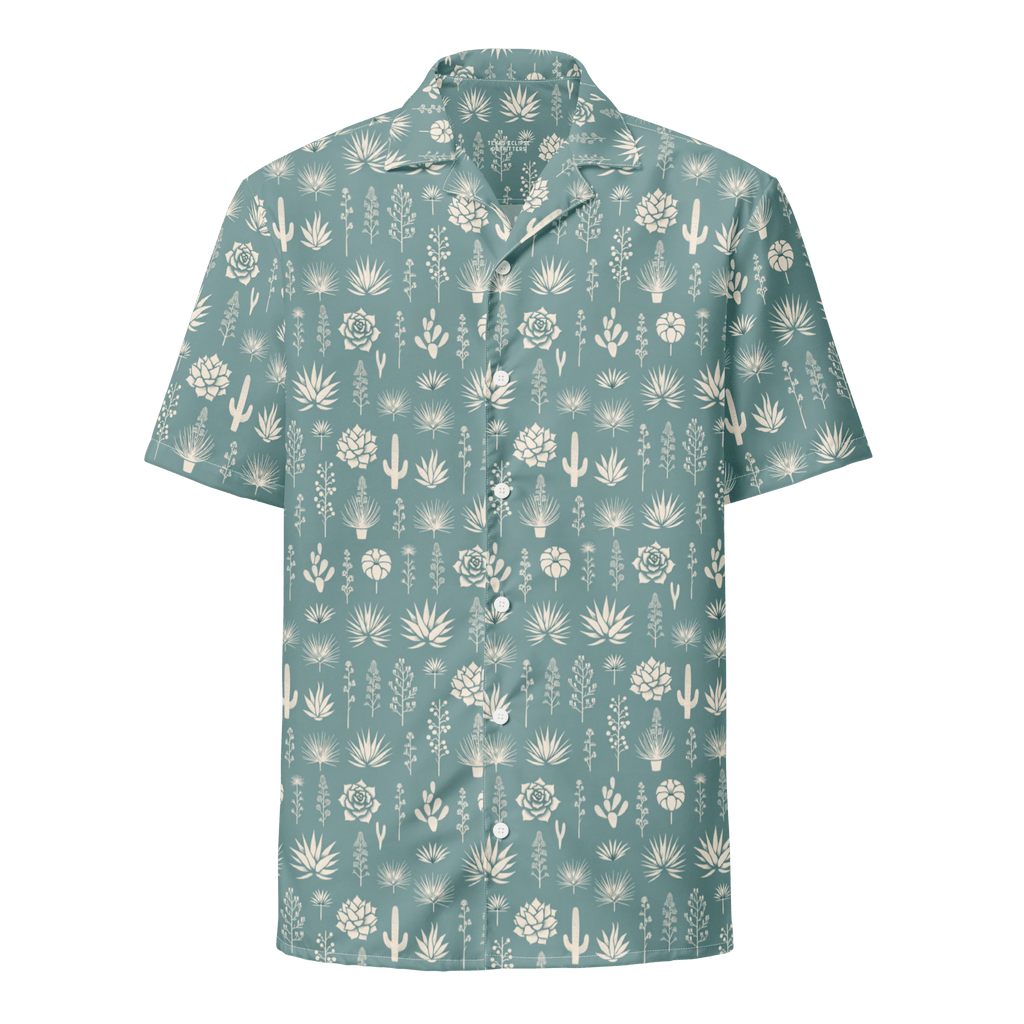 Texas Eclipse Outfitters Shirts Saguaro Sunset: Hawaiian Nights in the Desert Button-Up Shirt