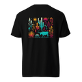 Texas Eclipse Outfitters Shirts Vibrant Steer Cacti Graphic Tee