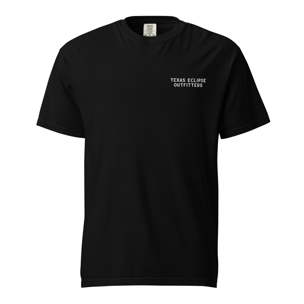 Texas Eclipse Outfitters Shirts Vibrant Steer Cacti Graphic Tee