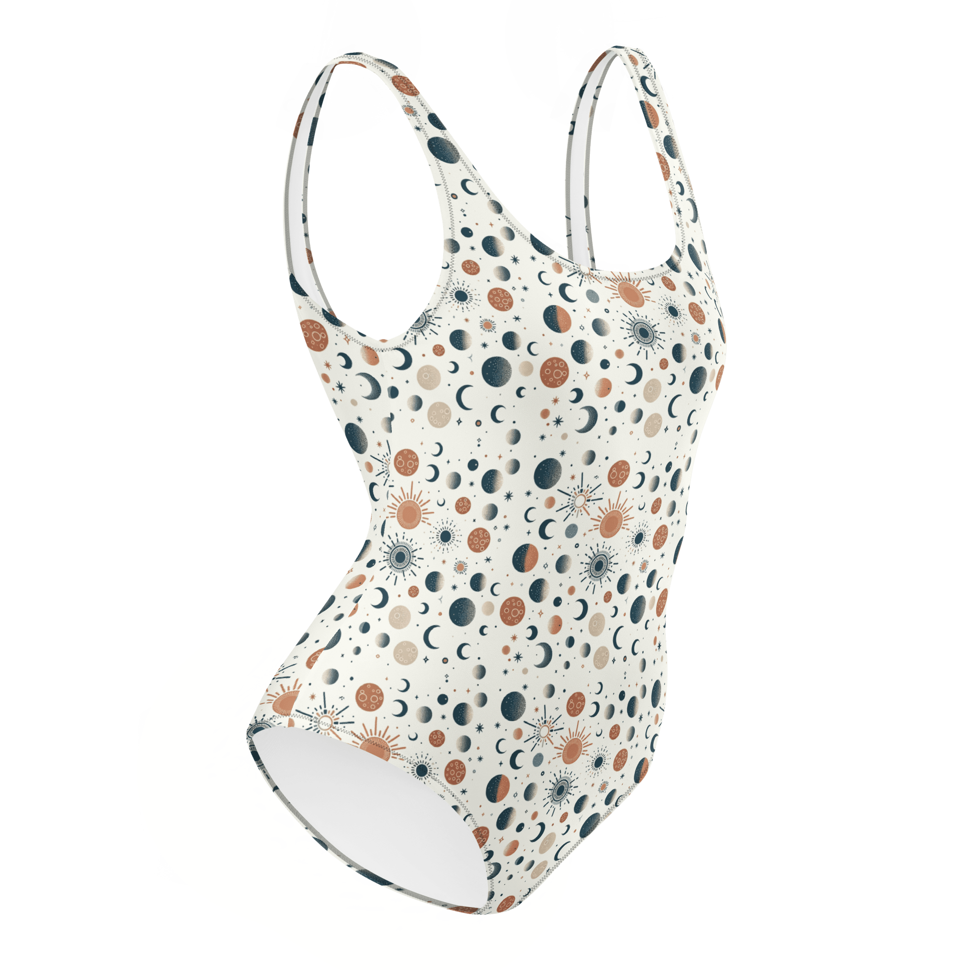 Texas Eclipse Outfitters Solar Flare: Sunburst Radiance One-Piece Swimsuit