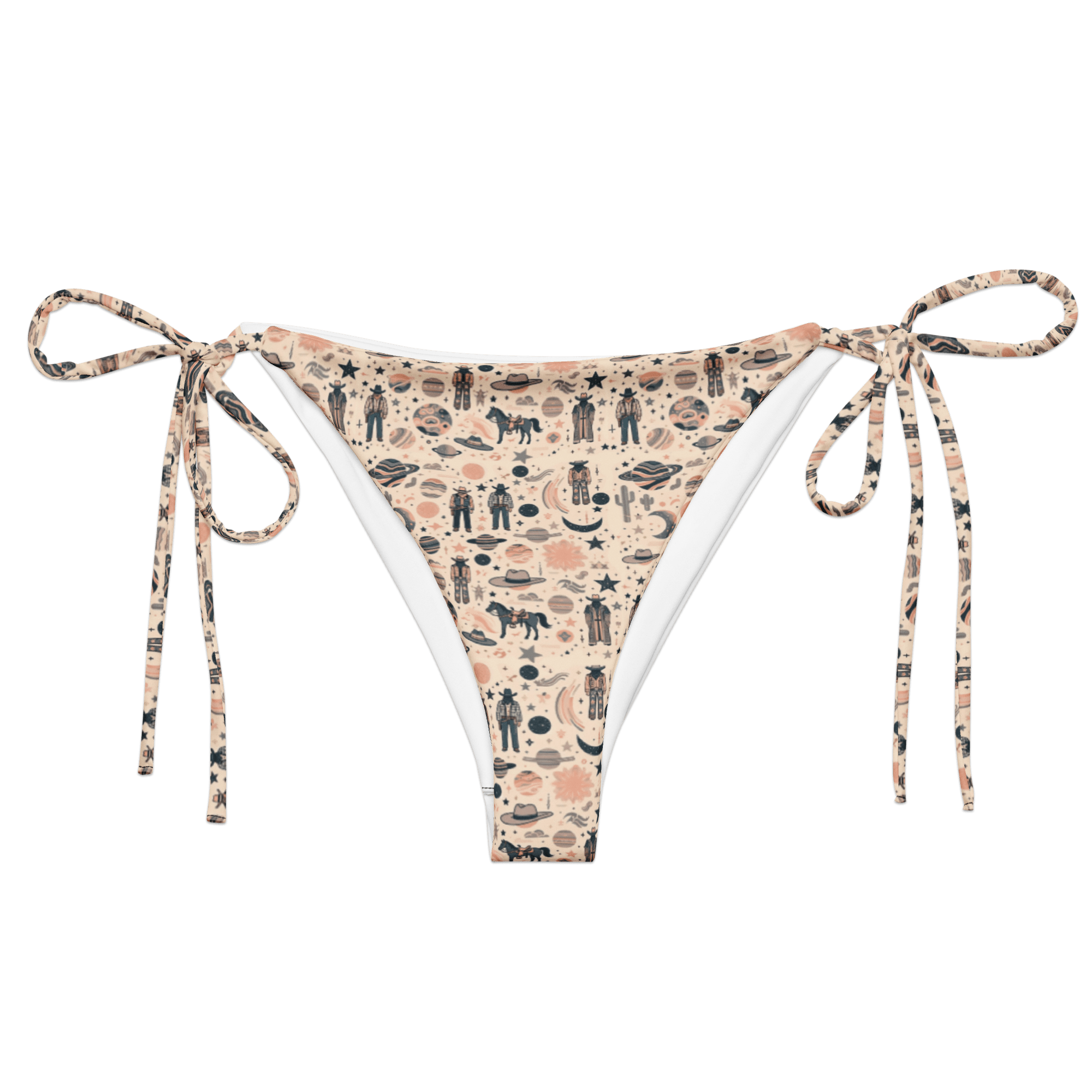 Western String Cosmic Wrangler: Western Space Cowboy String Bikini Bottom – Russell's ...