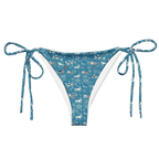 Texas Eclipse Outfitters Swimwear 2XS Independence Blues: Fourth of July Cowboy String Bikini Bottom