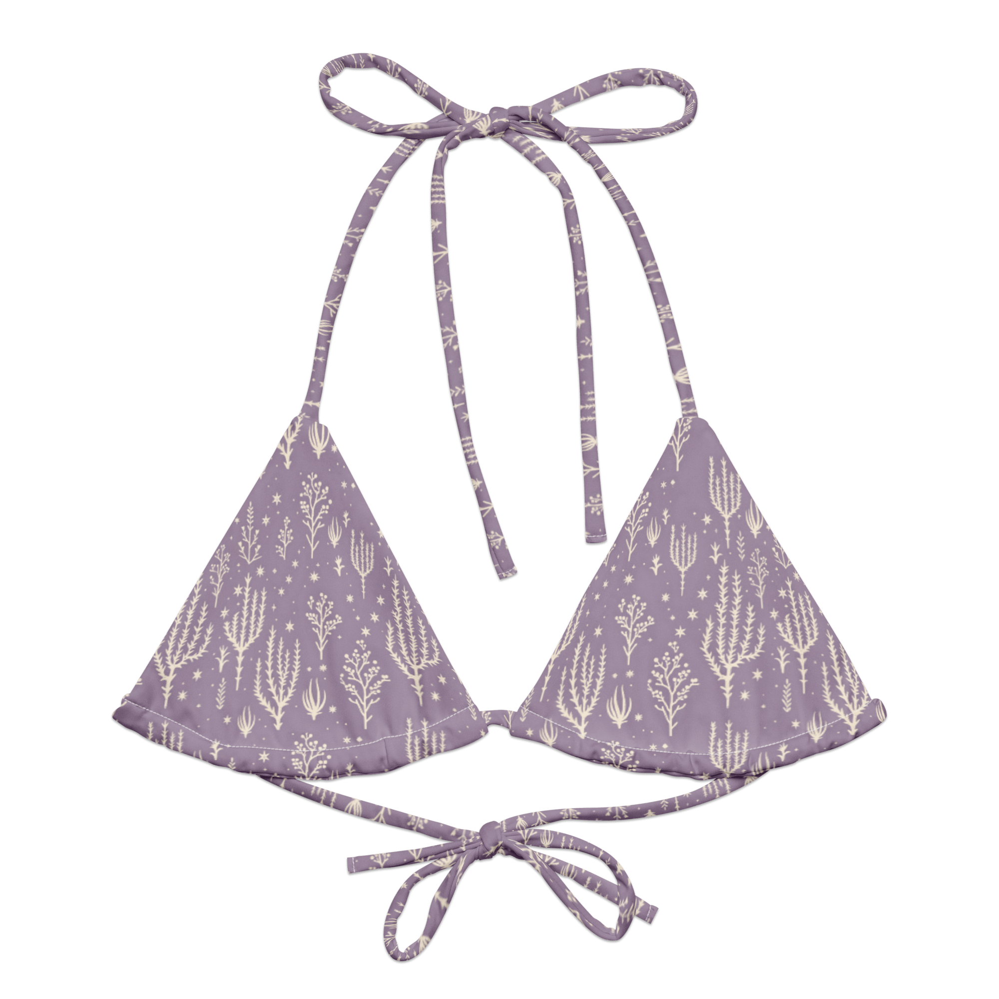 Texas Eclipse Outfitters Swimwear 2XS Ocotillo Sunrise: West Texas Blooms String Bikini Top